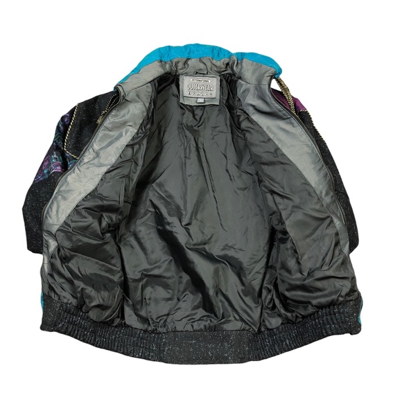 International Outerwear Vintage 80s Asymmetrical Windbreaker Jacket Womens Small - Picture 2 of 4